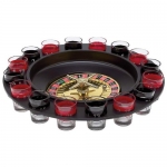 Shot Glass Roulette - Drinking Game Set (Comes With 2 Balls and 16 Shot Glasses)