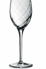 Luigi Bormioli Canaletto 9-Ounce Optic Wine Glasses