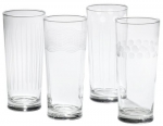 Mikasa Cheers Too 19-3/4-Ounce Highball Glass, Set of 4