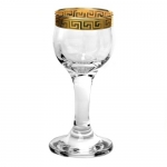 Lorren Home Trends Florence Collection Liquor Goblets, Set of 4