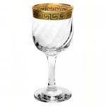 Lorren Home Trends Florence Collection White Wine Goblets, Set of 4