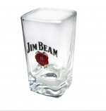 Luminarc Jim Beam 6-Piece 2-3/4-Ounce Decorated Shot Glass