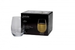 Stolzle 4-Pack Stemless White Wine Set, 11.25-Ounce, Lead-Free Crystalline