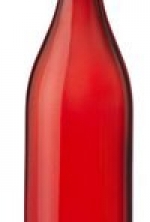 Bormioli Rocco Giara Bottle, Red, Set of 6