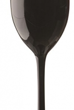 Midnight Black Black Wine Glasses Set of 4 by Artland Glass