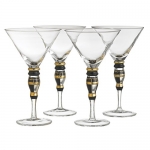 Artland Radiance 10-Ounce Martini with Gift Box, Set of 4