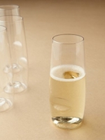 Govino Flexible Shatterproof Stemless Champagne Flute Wine Glasses - 8 Pack