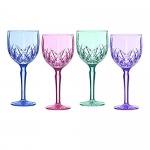 Marquis by Waterford Brookside Pastels Goblet (Set of 4), Multicolor