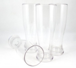 WineTanium Unbreakable Pilsner 24 oz Beer Glasses - 100% Tritan - Shatterproof, Reusable, Dishwasher Safe - Set of 4