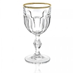 Lorenzo Provenza Wine Goblet by Lorren Home Trends (Pack of 6), Gold