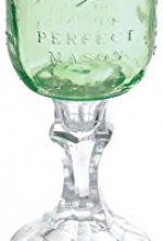 Carson Home Accents Original RedNek Wine Glass, Vintage Green