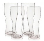 The govino® Go Anywhere Classic Series Beer Glasses Flexible Shatterproof Recyclable, 16-ounce, Set of 4