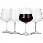 Lily's Home Chef Collection Unbreakable Indoor / Outdoor Pinot Noir / Red Wine Glasses, Shatterproof and Reusable. Set of 4