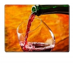 MSD Placemat Kitchen Table 15.8 x 12 x 0.2 inches Wine pours into the glass of the bottle on a colored background IMAGE 21080284 Stain Resistance Kit Kitchen Table Top Desk Collector