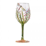 Lolita from Enesco Dragonfly Wine Glass, 9, Multicolor