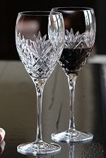 Waterford Huntley Crystal Red Wine Goblets, Pair