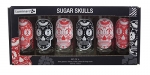 Luminarc Sugar Skulls Decorated Shot Glasses (Set of 6), 2.25 oz