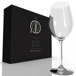 RÖD Wine - White Wine Glasses - Set of 3 - Ecological & Lead Free Crystal, FREE E-Book, 12oz