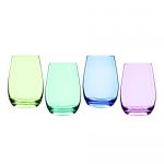 Marquis by Waterford Vintage Ombre Stemless Wine (Set of 4), Multicolor
