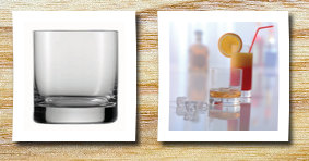 Schott Zwiesel tritan crystal glass iceberg barware collection old fashioned, 13-1/2-ounce, set of 6