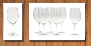 Riedel vinum bordeaux wine glasses, set of 6