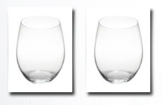 Riedel o 21-1/8-ounce stemless cabernet/merlot tumblers with gift tube, set of 4