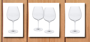 Riedel vinum burgundy/pinot noir glasses, set of 2